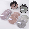 Washable Microfiber Facial Cleansing Rounds with Built-in Sponge and Laundry Bag1