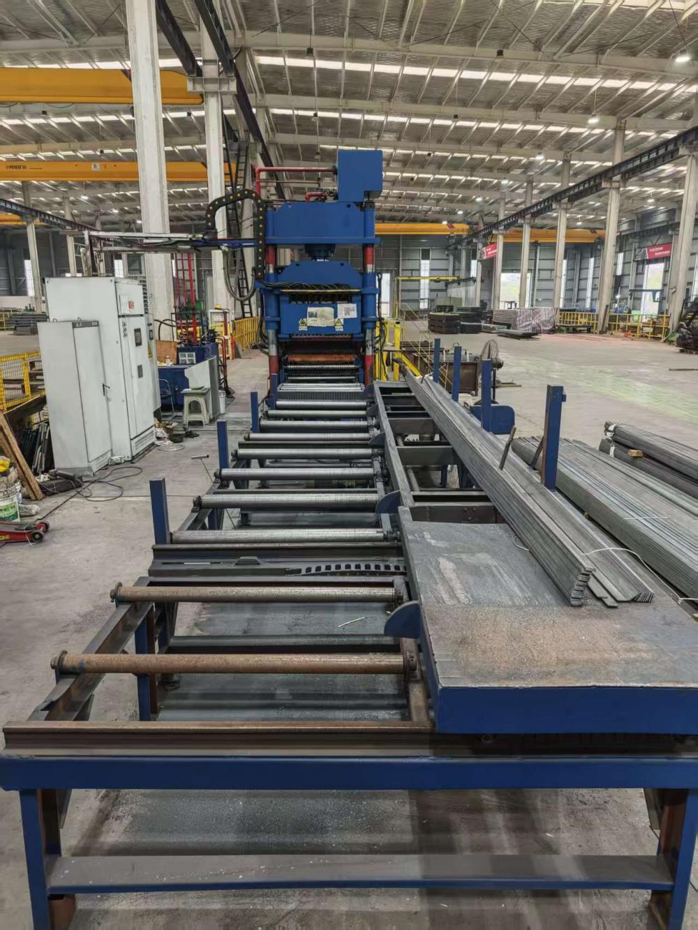 Heavy-Duty Machinery in a Modern Steel Manufacturing Plant
