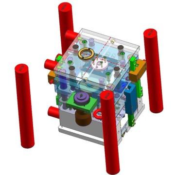 Pipe bending precision injection molding tool accessories