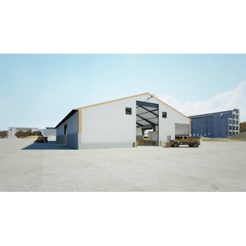 Болат құрылымы Префабрикациялық құрылымдық шеберханасы Металл қоймасы PRV11 ғимараты