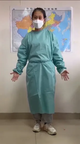 Eo Sterile SMS Surgical/Isolation Gown Disposable Surgeon Gowns for Hospital1