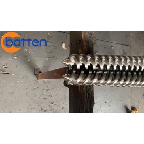 Barril de tornillo de extrusión de plástico doble cónico de alta calidad 51105