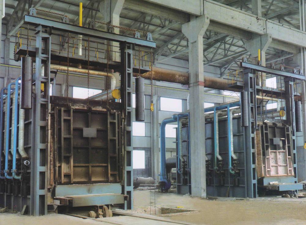 Large heat treatment furnace