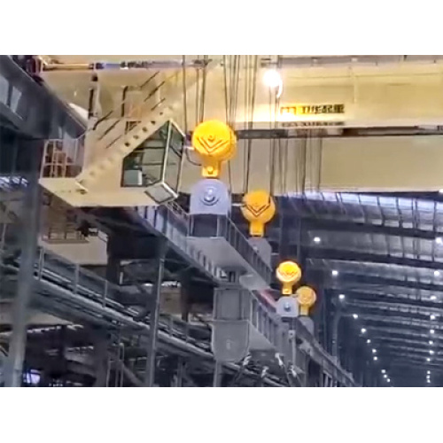 2 Unit Bridge Crane Simultaneous Lifting Test