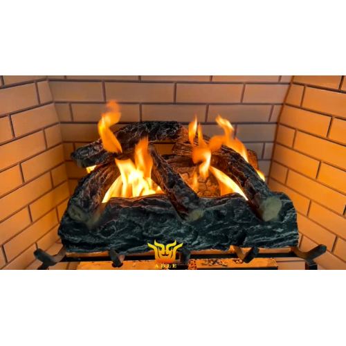 Vedio of ceramic logs for fireplace