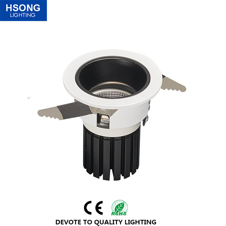 Hsong Lighting - Professional supply 10w recessed COB led light for indoor commercial led cob recessed spotlight1