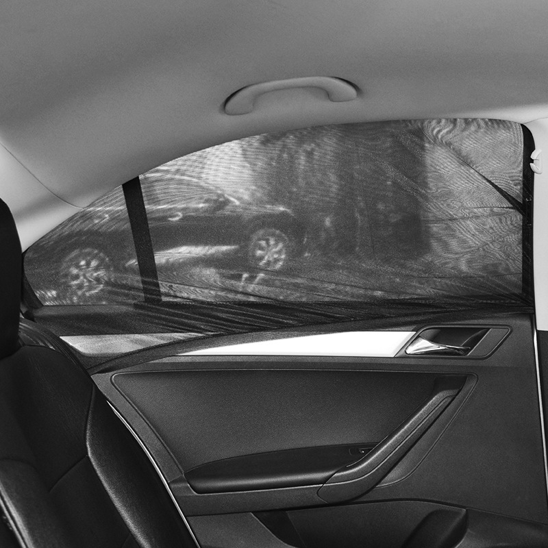 Werbeschaffungsschild benutzerdefinierten faltbaren Tyvek Heckseitenfenster statischer Klammerwagen Sonnenschirm