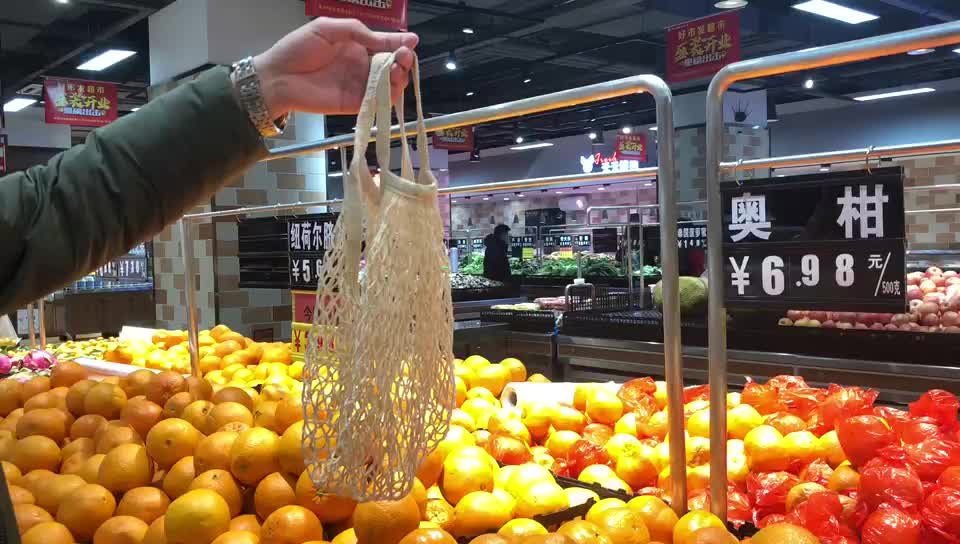 Reusable String Shopping Bag Cotton Mesh Grocery Bag Mesh Woven Net Shopping Bag1