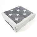 Wholesale Double-Layer Star Reindeer Cozy Blanket - Reversible Throws 60*70" for Winter1