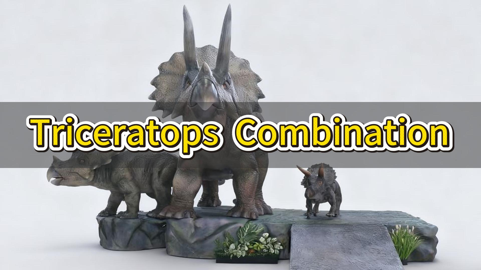 Robot triceratops kết hợp