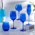 Luxury Colored Vintage Ribbed Cocktail Glasses for Home Bars1