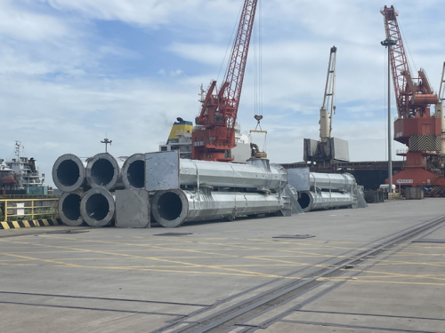 Οι σωληνοειδείς δομές χαλύβδινου 2000, θα παραδοθούν στο Philippion για υποσταθμό 500/230kv marilao ehv