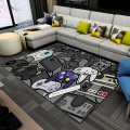 Anime Gamer Controller Kids Play Area Rugs Child Game Floor Mat Cartoon Super Mario Pattern 3D Printing Carpets for Living Room