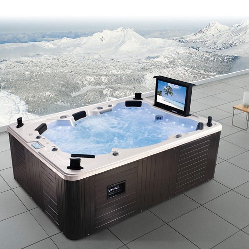 Terrasse Ideen mit Whirlpool