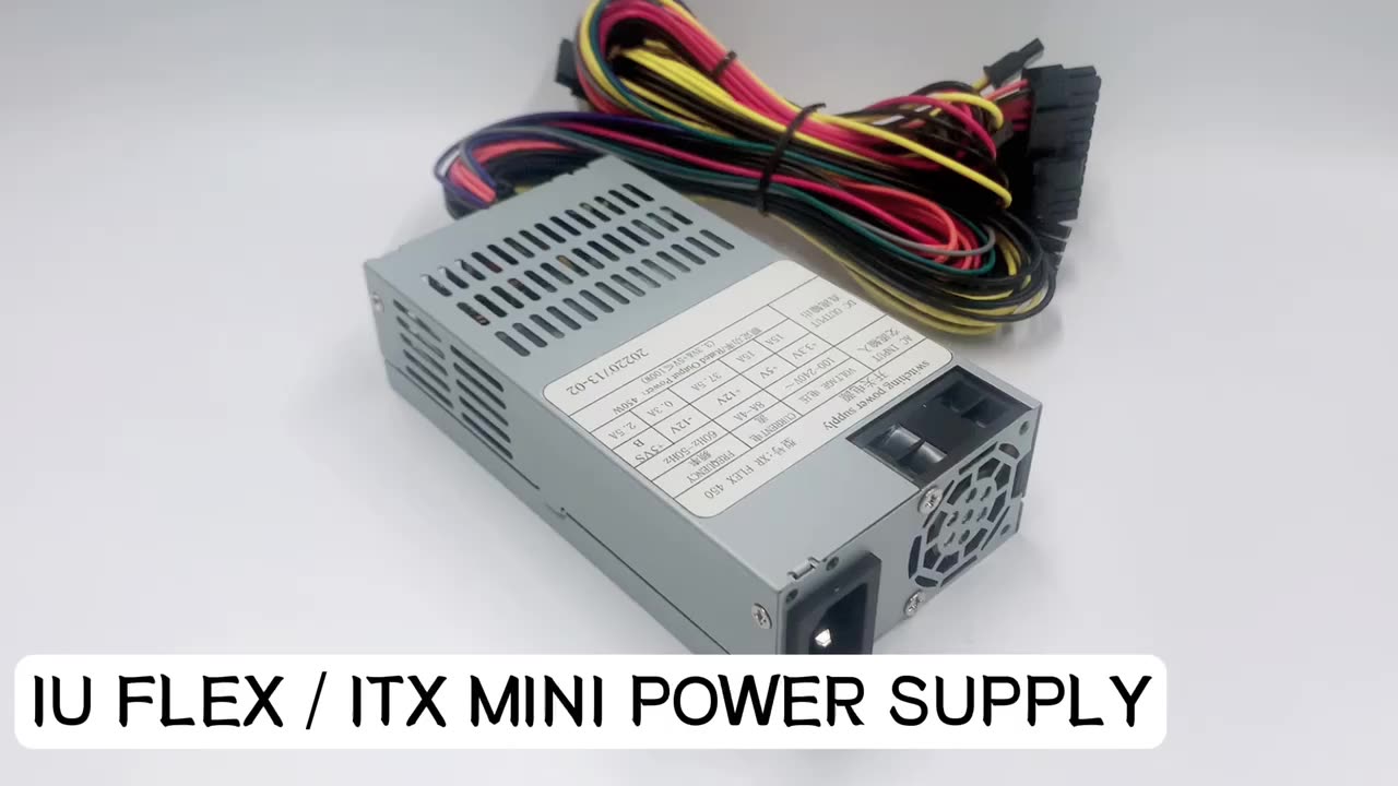 Зеленый лист 24PIN 100V-230V 1U 350W Flex/ITX Источник питания с 4 см. Вентилятор не модульный источник питания1