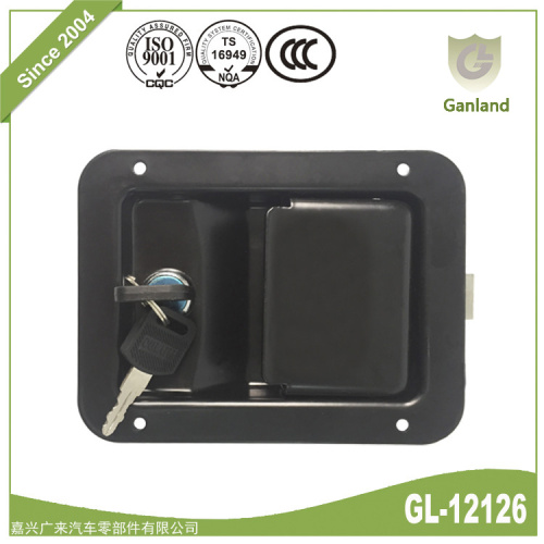 Black coated electric cabinet door lock