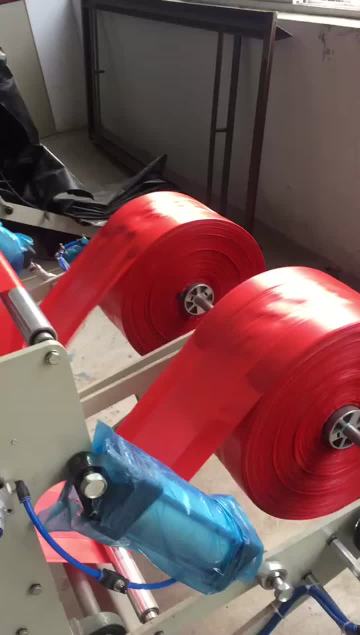 high speed T-shirt bag making machine