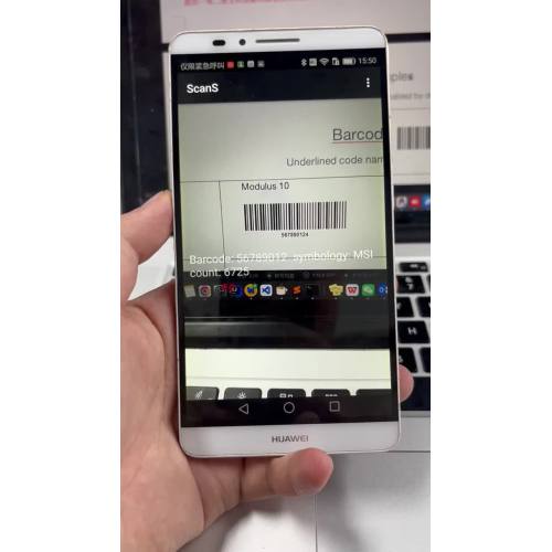 Real Time Barcode Scanning Video voor Android