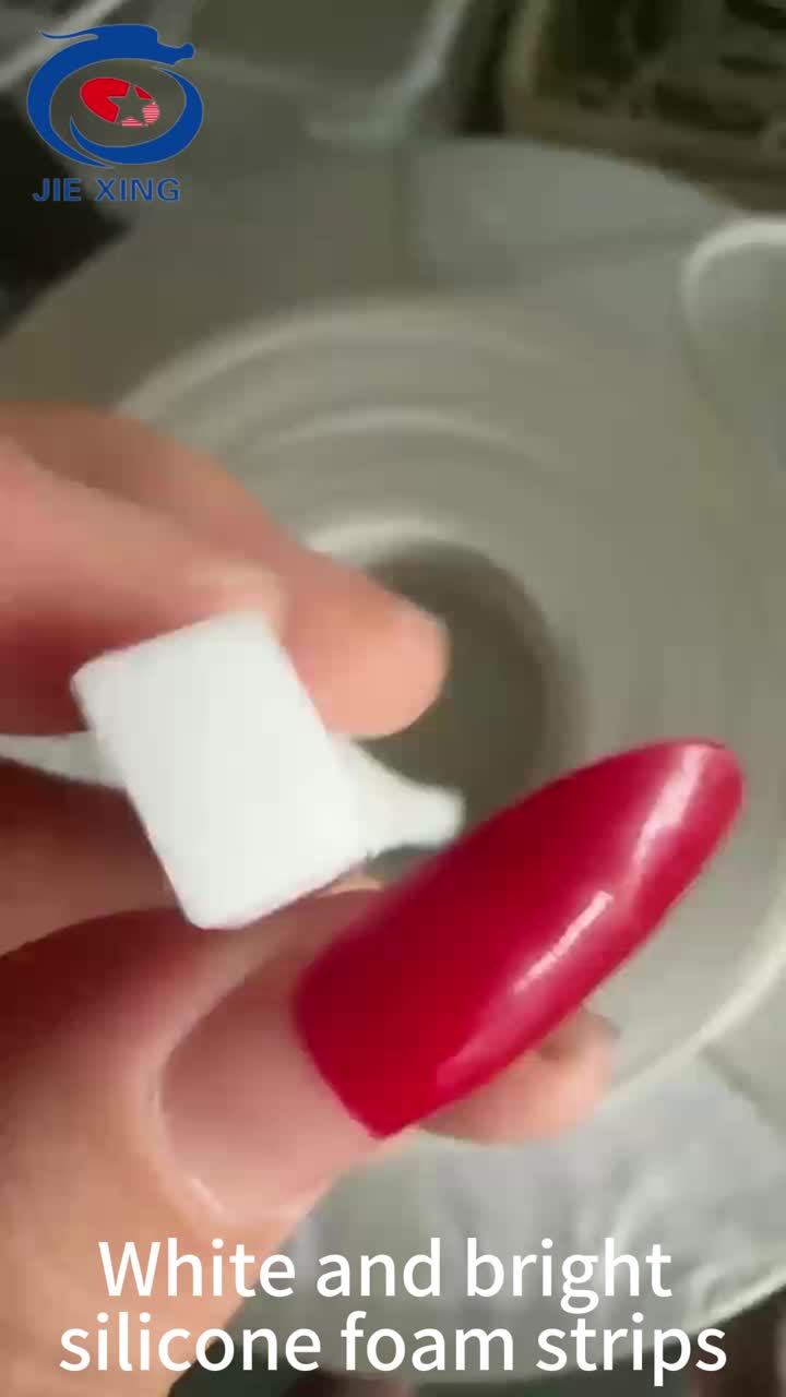 Tira de espuma de silicone