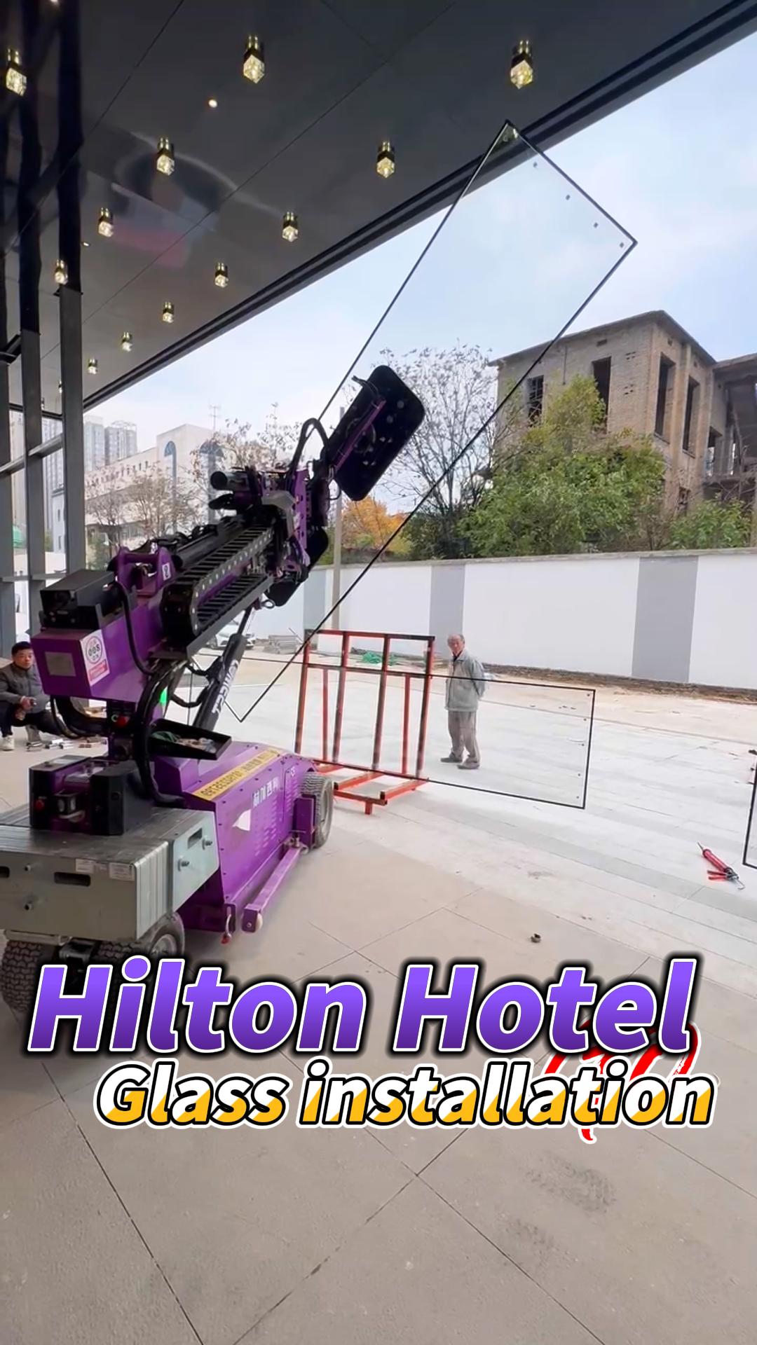 WSR-800LA im Bau des Hilton Hotel