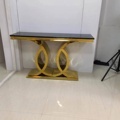 White marble black marble top gold leg mirror silver leg heavy duty luxury dining room furniture Black Friday sale1