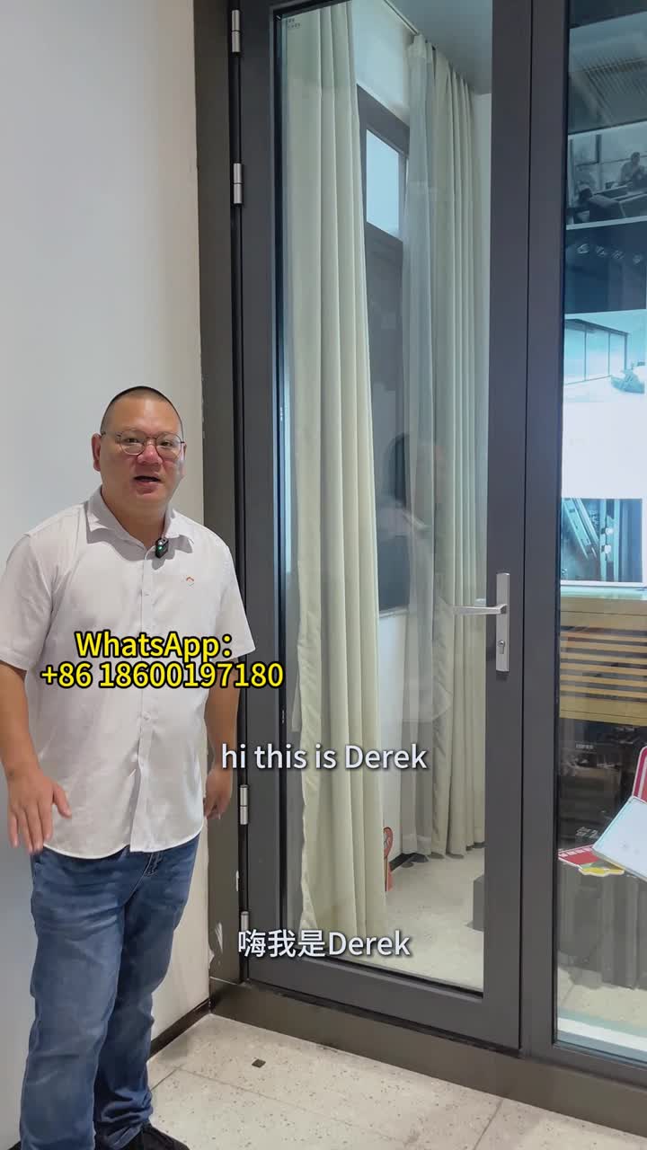 aluminium swing door 