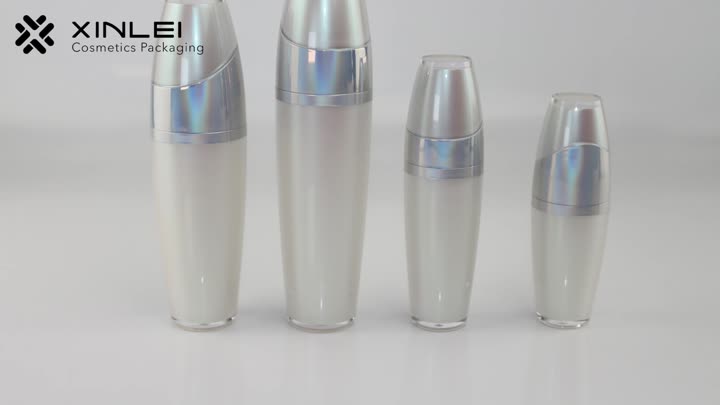 Cosmetic egg shaped emulsion bottle packaging