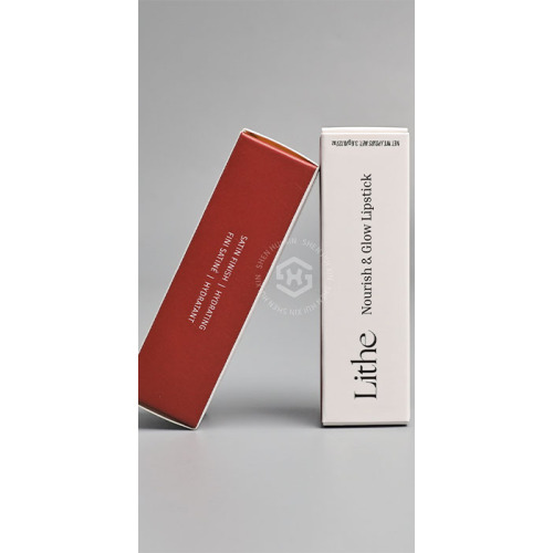 صندوق تغليف ورقي مخصص ثنائي اللون: معيار جديد لعرض أحمر الشفاه المتميز