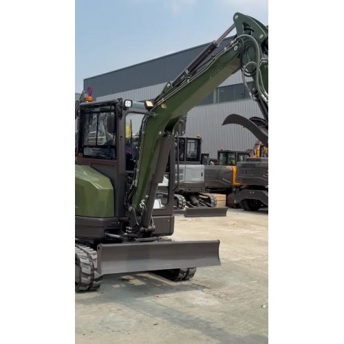 Customized 3.5Ton Mini Excavator with Six-way Dozer Blade
