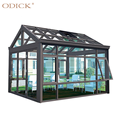 Saiz tersuai patio luaran rolling bumbung aluminium aloi aloi sunroom kaca1 sunroom1