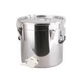 High Quality Stainless Steel 201 Honey Tank with Cover - 25kg Honey Pail1
