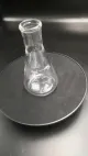 グラウンドインガラスストッカー500mlを備えたErlenmeger Flask