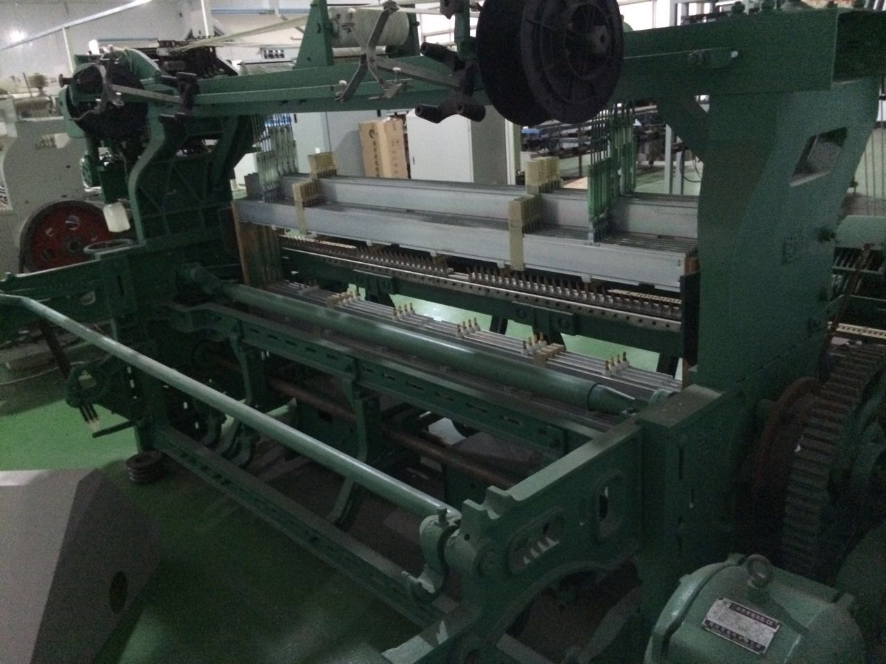 SJ758 RAPIER LOOM RUNNING IN SOUTH AFRICA -SHAOXING TEXTILE MACHINERY GROUP