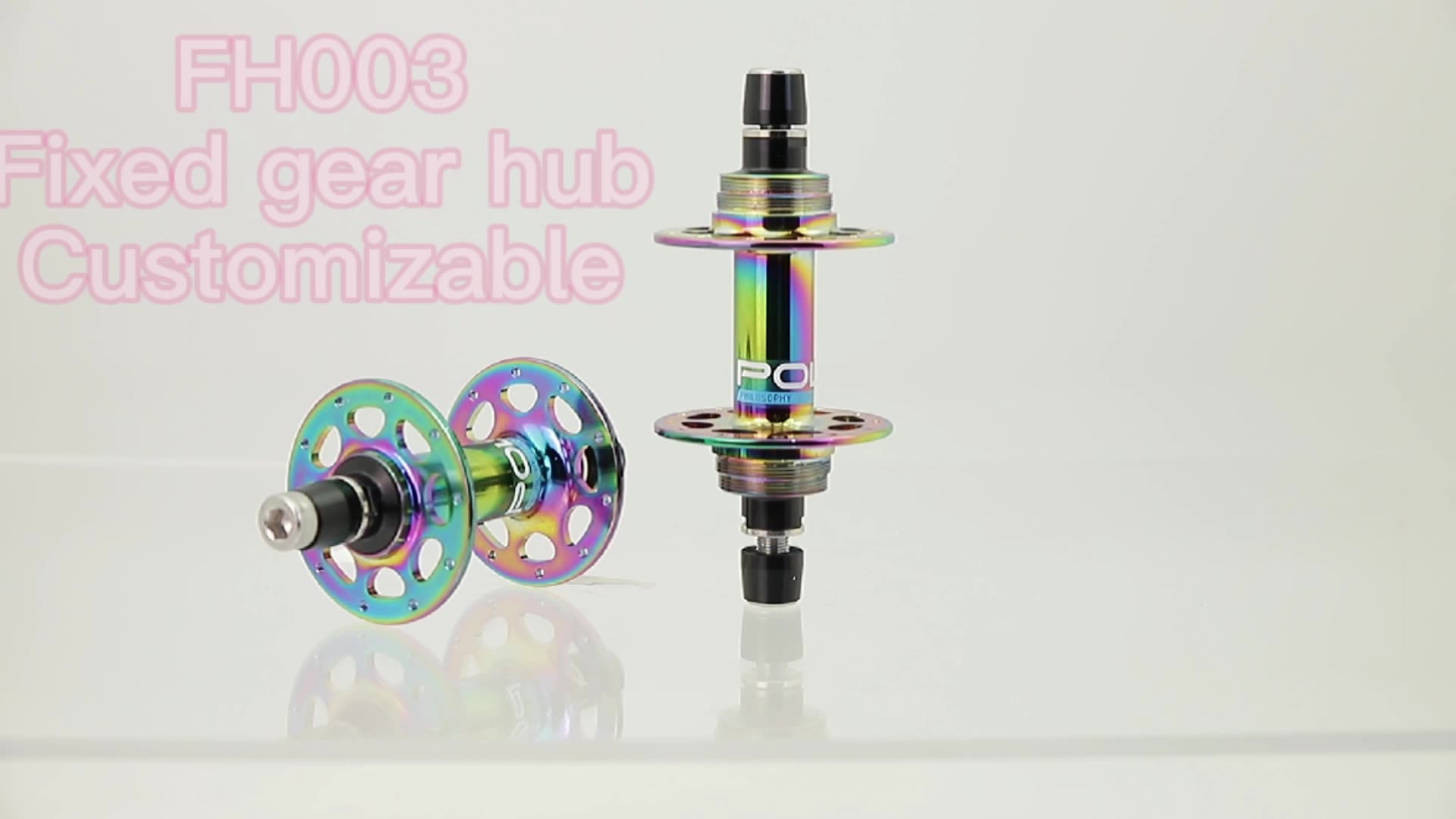 FH003 Fixed Gear Hub Alloy CNC Track Wheelset Hub 20h 24h 32H Track Bike Hubs1