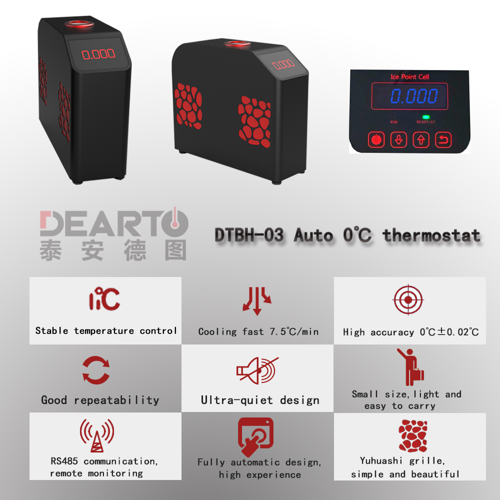 Fully automatic smart zero degree celsius freezing point thermostat