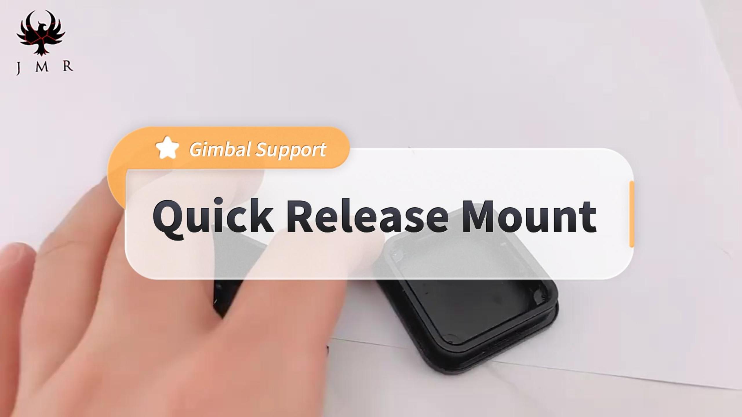 Snabbt release Mount Gimbal Support