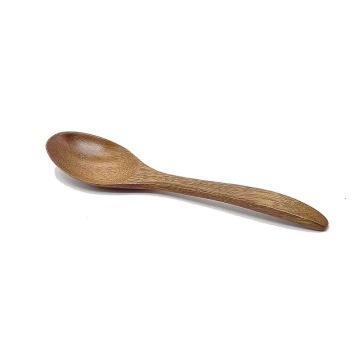 Wooden household food-grade children's paint-free small soup spoon can be used for eating and drinking soup