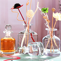 Customized 100ml 150ml Home Decoration Fragrance Air Freshener Flower Aroma Perfume Reed Diffuser With Rattan Sticks And Flowers1