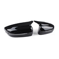ABS Glossy Black Carbon Look M Type LHD or RHD Replacement Side Mirror Cover for BMW G30 G38 G11 G121