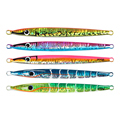2024 New Deep-Sea Slow-Pitch Jig Lure 160g/200g Tuna Bait - Luminous UV Jigging Fishing Lures1
