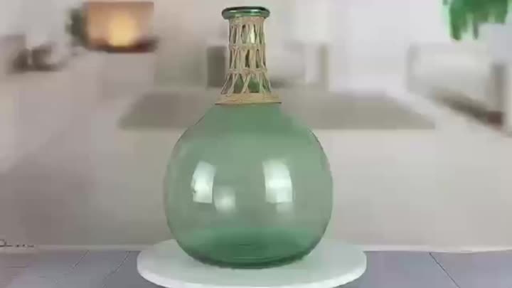 Vase de sol décorative en verre en gros