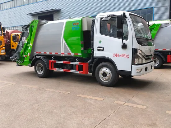 Trak Tolak Mampatan Dongfeng 4X2 6cbm Tangkas &amp; Fleksibel untuk Kegunaan Daerah Kediaman1