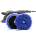 detailing car 3inch Japan style  blue wool one step polish DA polishing wool pad1