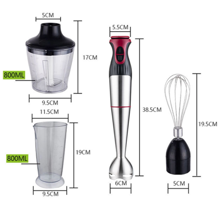Hb 778 Powerful 1200w Kitchen Using Electric Appliance Food Immersion Blender Hand Stick Mixer6