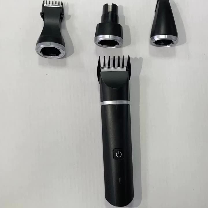 Professionell wiederaufladbar 4 in 1 Multifunktional wasserdicht tragbarer Bikini -Trimmer für Männer Frauen Baby Haarentfernung Clipper1