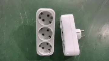 Eurpean Style 3 Way AC Electric Power Adaptor (P8813)1