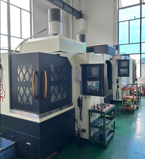 CNC electrode machining area