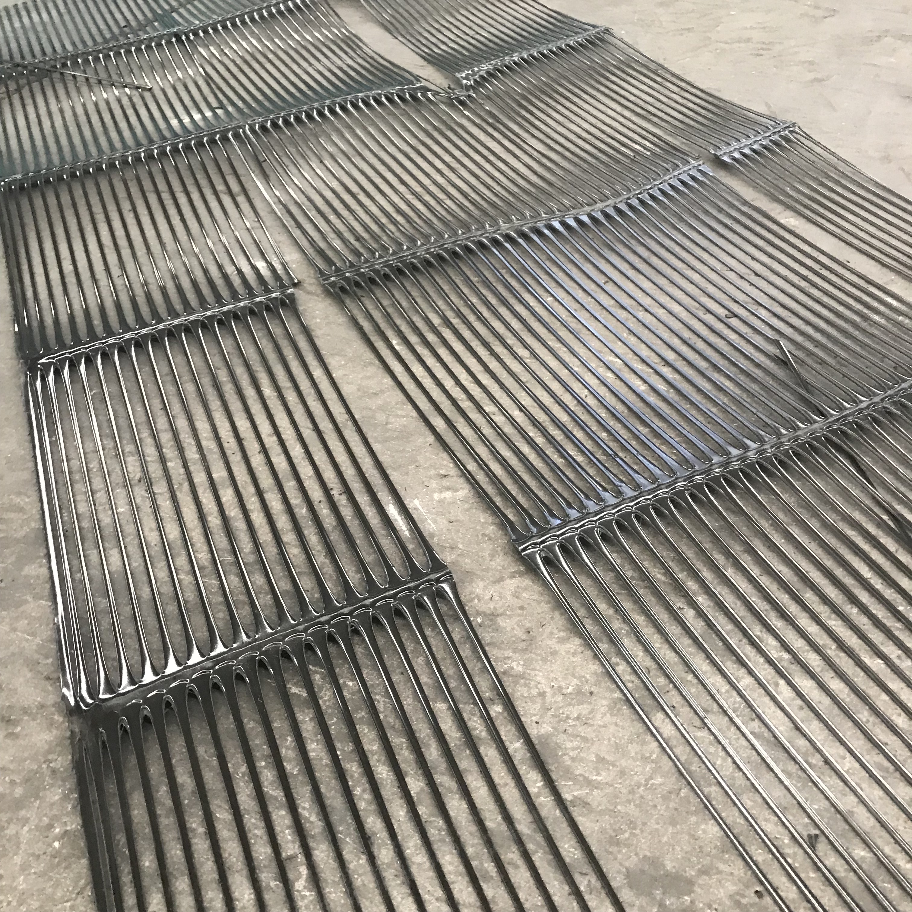 Geogrid uniassiale di plastica