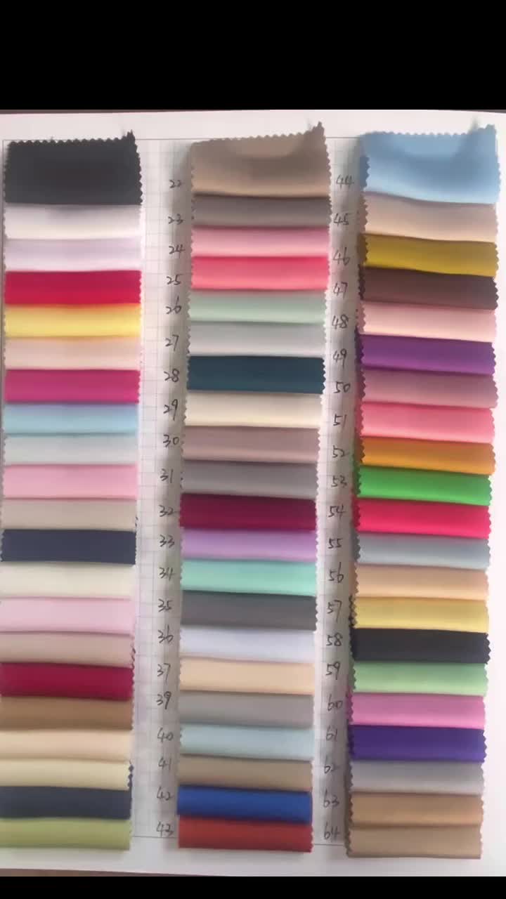 Satin color swatches