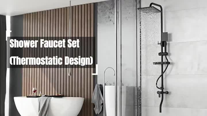 Matte Black Shower Faucet